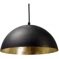 Masterlight Lampe à suspension Industria Gold 30