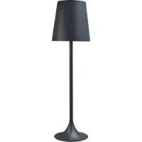Masterlight Lampadaire Trip 60 Disk 195cm noir