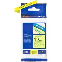 Brother TZe-C31 - Noir sur jaune fluorescent - Rouleau (1,2 cm x 5 m) 1 cassette(s) ruban laminé - pour PT-D210, D600, H110; P-Touch PT-1005, 1010, D210, D450, D800, E550, H101, P300