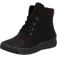Rieker Damen Stiefelette gefüttert Schwarz