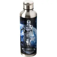 Paladone Metalowa Butelka Wodna Fantastic Four z Wizerunkiem Silver Surfera, 450 ml