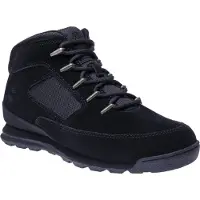 Timberland Bottes Euro Rock Mid Hiker En Daim, Noir - 42