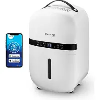 Clean air optima CA-702 Smart - Déshumidificateur et purificateur d'air 2en1 - 5 litres/jour - Technologie de filtrage à 5 niveaux - Fonctionnement ultra-silencieux