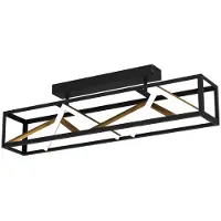 Stars of Light Plafonnier , Penela, dimmable, Noir, Salon / séjour, Aluminium, Moderne