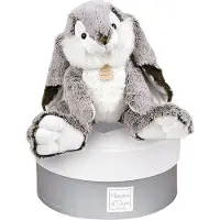 Histoire D'ours Lapin en peluche Marius gris (40 cm)