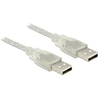 DeLOCK Câble USB A -> A St/St 3.00m transparent