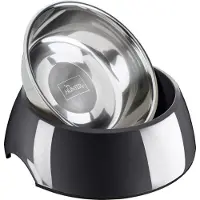 Hunter Melamine Gamelle à eau et nourriture - Noir - 700 ml