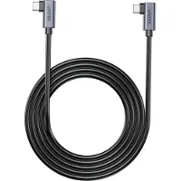 UNITEK Câble C14147ABK01-0.5M - USB C 90°/90° PD 100W M/M 1M