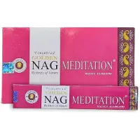 Golden Age Vijayshree Encens Golden Nag Méditation 12 x 15 g