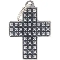 My Family Médaille Pour Animaux Bronx Big Cross Studs