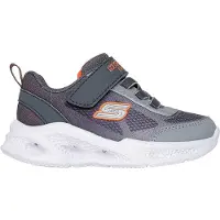 SKECHERS Baskets Meteor-Lights Krendox Grises Bébés Garçon