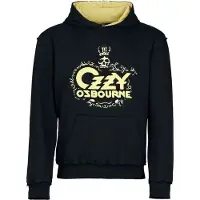 Ozzy Osbourne Sweat-shirt à capuche de - Logo - M - XL - pour Homme - noir/jaune - Taille M