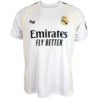 Real Madrid Maillot Domicile 25 2/26 pour adultes - Taille XL - Saison 2025/2026 - Maillot de football homme - Produit officiel pour fans