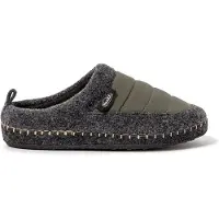 Nuvola Nuvola. Pantoufle 'Zueco New Wool' vert foncé