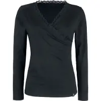 Forplay T-shirt manches longues de - Breanna - S - XL - pour Femme - noir - Taille M