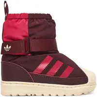 Adidas Originals Bottes de neige 'Superstar 360' marron châtaigne / rouge / blanc