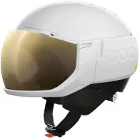 POC Levator MIPS, casque de ski avec visière, hydrogen white