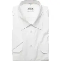 Seidensticker Regular Fit Chemise de pilote manches courtes blanc