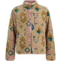 Protest Veste en polaire 'Adele' beige / olive / émeraude / rose clair