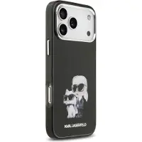 Karl Lagerfeld Iml Aquarelle Karl & Choupette & Logo Magsafe Iphone 17 Pro Max Phone Case Noir