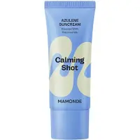 Mamonde Calming Shot Azulene Suncream crème protectrice visage avec effets apaisants SPF 50+ 35 ml