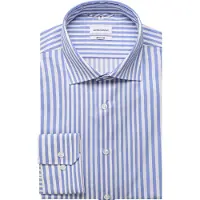 Seidensticker Chemise 'SMART CLASSICS' azur / blanc