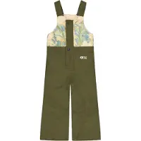 Picture Organic Clothing - Salopette imper-respirante - Snowy Bib Pants Tobacco - Taille Enfant 97 cm - Kaki