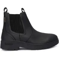 Barbour pour homme. MFO0817 Bottines en cuir Chelsea Turnbull noir (43), Plat, Aucun, Casuel