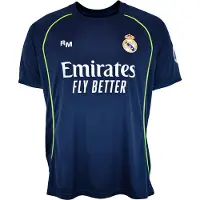Real Madrid Maillot extérieur 25/26 pour enfants - Taille 164 / 14 ans - Saison 2025/2026 - Maillot de football kids - Produit officiel fan