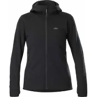 Eider - Polaire respirante et chaude - W Bellacha Hoody Fleece Black pour Femme en Nylon - Taille XL - Noir