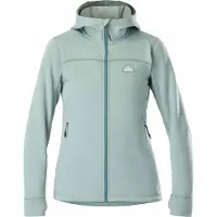 Eider - Polaire respirante et chaude - W Bellacha Hoody Fleece Green Clay pour Femme en Nylon - Taille S - Vert