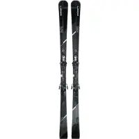 Elan - Packs (skis + fix) - Pack skis de piste - Primetime 55 Black Edition + Fx Emx 12.0 2026 en Bois - Taille 172 cm - Noir
