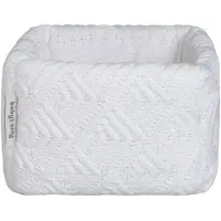 Babys Only Panier commode Sierra blanc cassé
