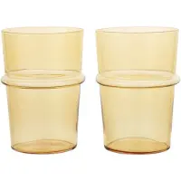 Ferm Living Boya High Verres - Ensemble de 2 Yellow