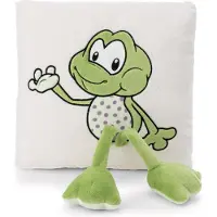 Nici Fridolin Frog Square Cushion 30x30 Cm Vert Enfants