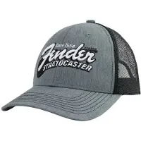 Fender Stratocaster Guitar Hat Heather Gray