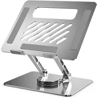 INF Support réglable de 17 pouces pour tablettes et ordinateurs portables Silver