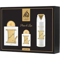 Lattafa Zestaw Peace & Love Edp 100ml + Edp 20ml + Déodorant 200ml
