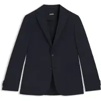 BOSS Veste Slim en laine mélangée lavable