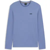 BOSS T-shirt de pyjama en jersey ottoman avec logo brodé