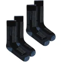 Icebreaker Merino Blend Ski+ Medium Otc Socks 2 Units Noir EU 35-37 Femme