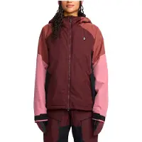 Volcom - Veste de snowboard imperméable et isolante - Agate Insulated Jacket W Oxblood pour Femme - Taille M - Bordeaux