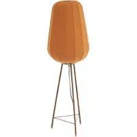 Light & Living - lampadaire - BIBURY - marron - bois textile - lampe trépied - E27 - 1897994