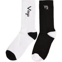Mister tee Chaussettes 'Zodiac' noir / blanc