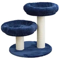 Ebi Arbre à chat Bernina Cordoba bleu foncé, dimensions : 60 x 60 x 65 cm