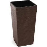 Lamela Flowerpot 590-83, plastic, Ø 30 cm, brown