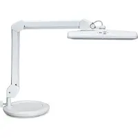 MAUL Lampe de table MAULintro LED 6.500 K Pied blanc