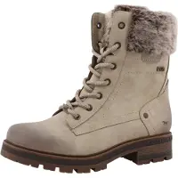 Mustang Bottines à lacets 'Darleen' greige