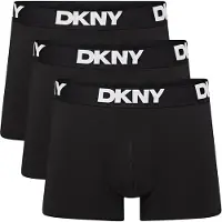 DKNY Boxers Seattle par lot de trois hommes - Noir