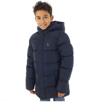 U.S. POLO ASSN. Blouson d'hiver Garçon Bleu marine